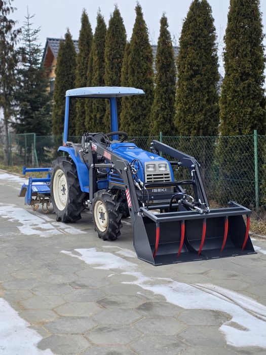 Traktorek ISEKI sial 21KM ladowacz glebogryzarka REWERS