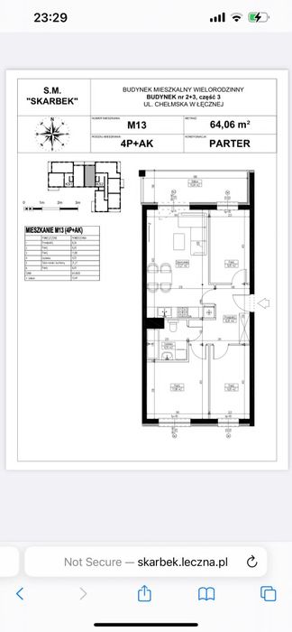 Mieszkanie na sprzedaż Cichy Zakątek, Łęczna