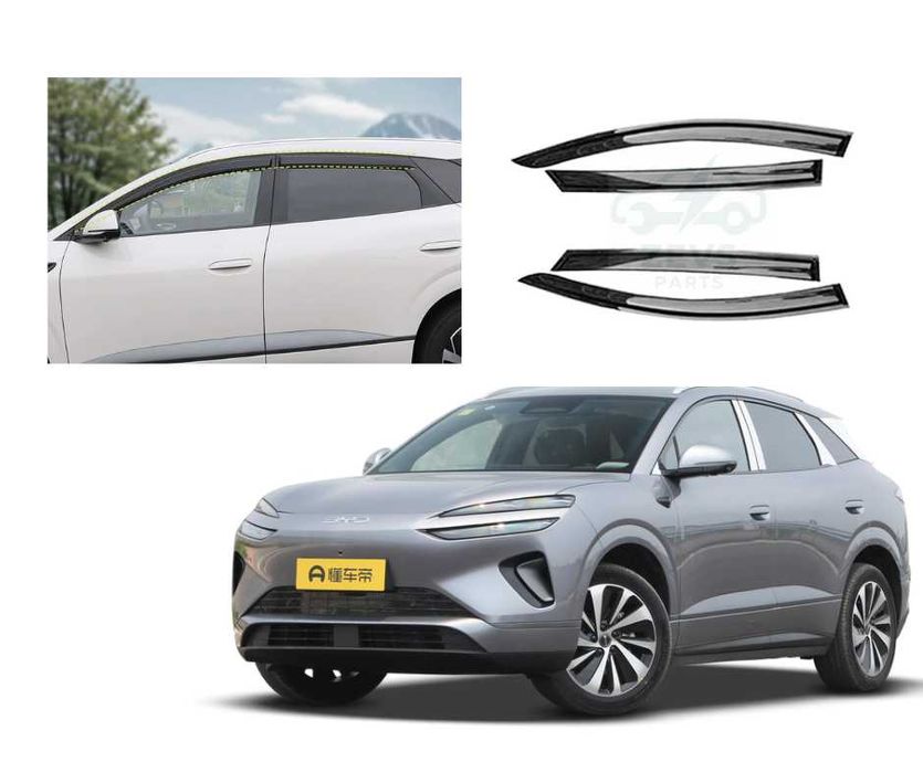 Вітровики дефлектори BYD Sealion 06 ветровики Силайн 06 Sea lion 06