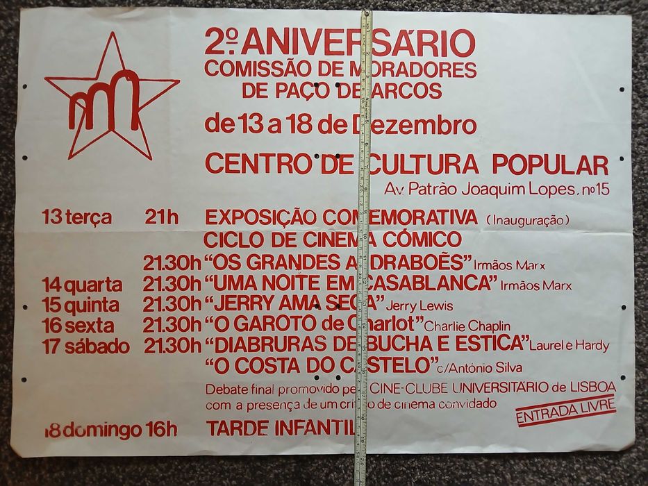 cartazes culturais Portugal anos 1970'/80's