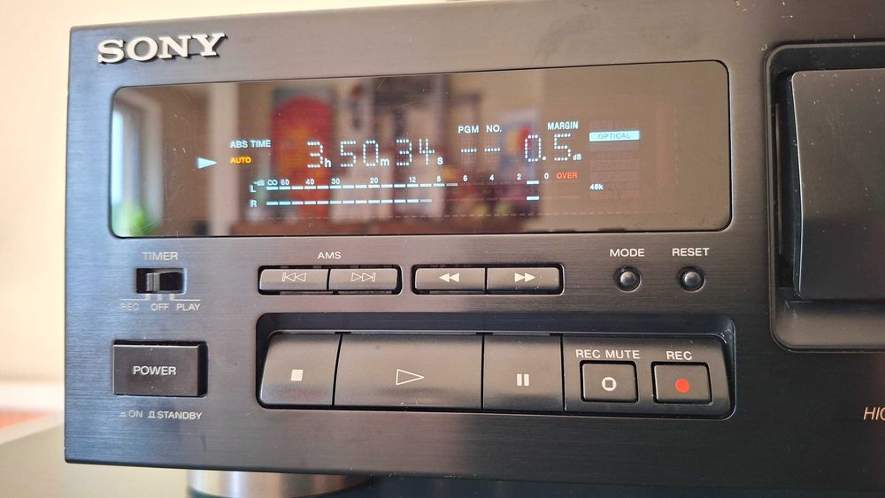 Magnetofon cyfrowy DAT Sony DTC 790 po serwisie