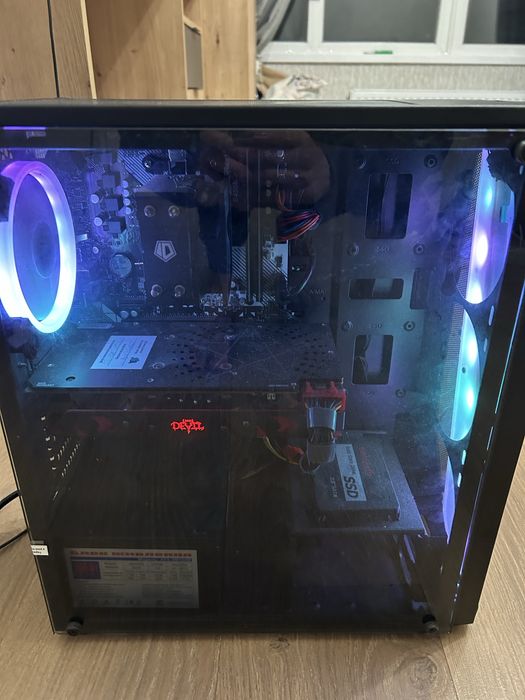 Игровой Пк + монитор + клавиатура + мышка + наушники