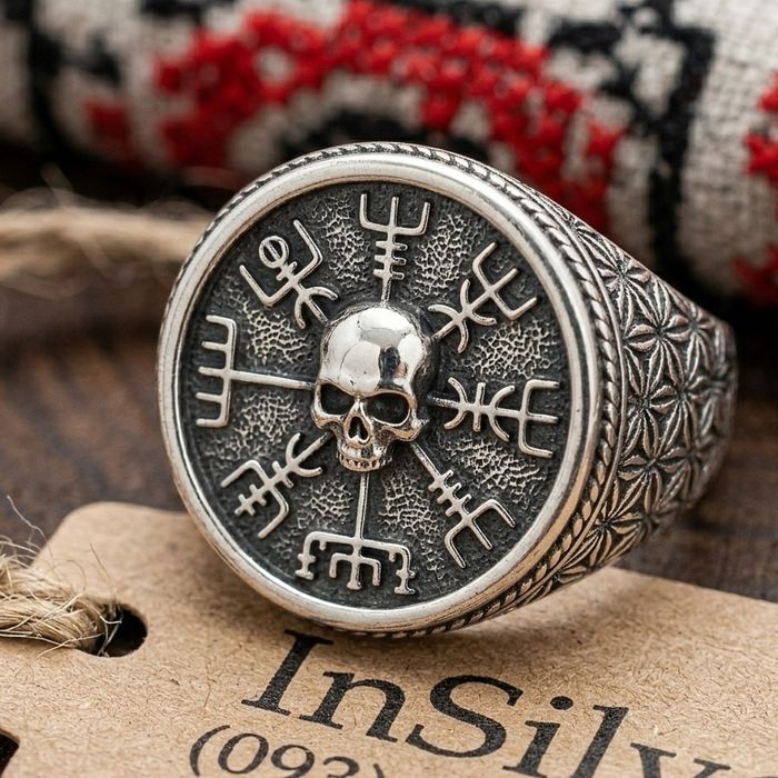 Срібна чоловіча печатка 925 кольцо перстень | Серебряное мужское кольц