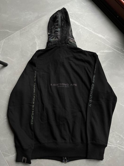 Bluza rozpinana Bape a Bathing Ape Shark reflective zip vintage