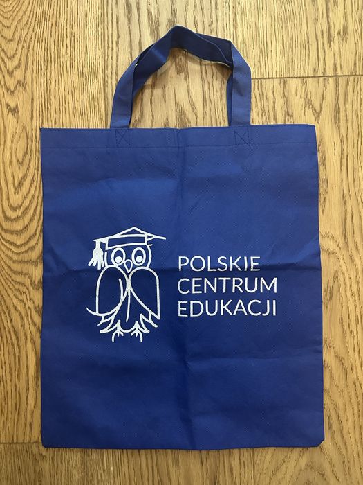 Torba z włókniny, Polskie Centrum Edukacji, nowa, do kolekcji