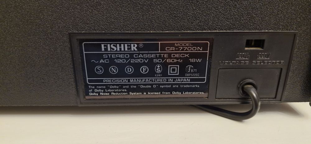 Magnetofon deck Fisher CR7700N