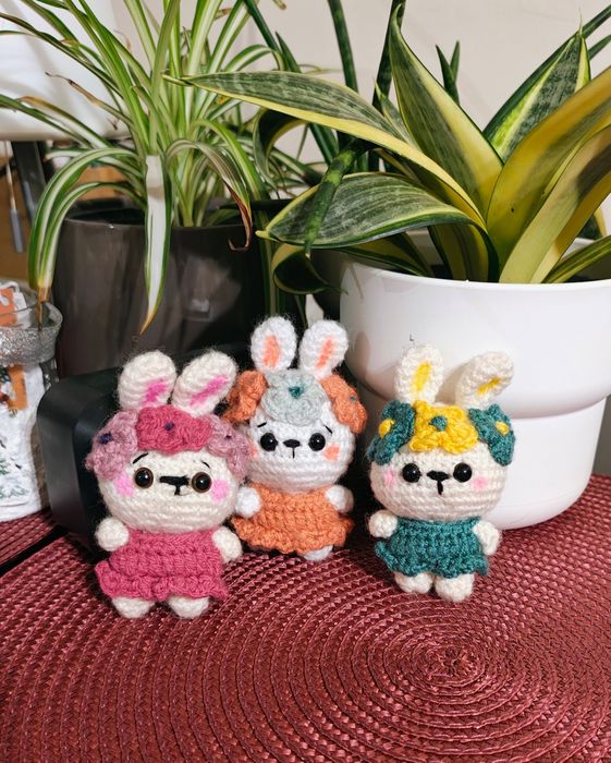 Szydełkowe maskotki, breloczki , zawieszki. Amigurumi
