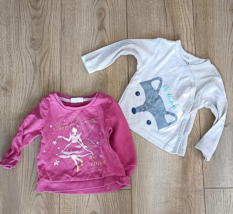 Zestaw bluzek niemowlęcych