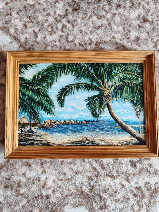 Картина маслом морський пейзаж