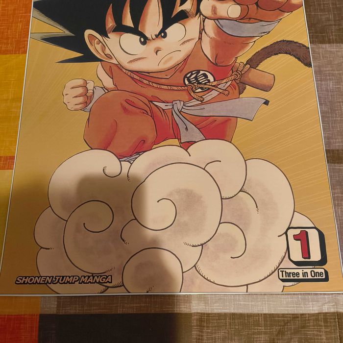 Tela Son Goku Dragon Ball Parede Poster Tecido