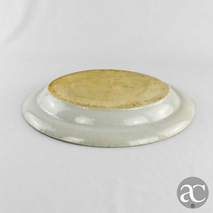 Travessa Porcelana China, Azul e Branco, Período Jiaqing 1796 a 1820