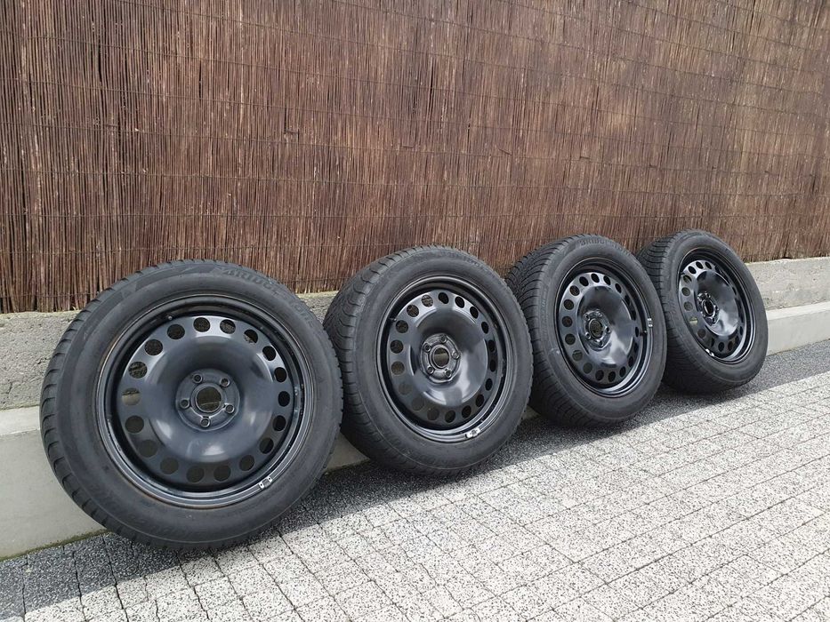 4x Oryginalne koła 18-stki VW ID3 215/55/18 Bridgestone 5,8mm 2021r.