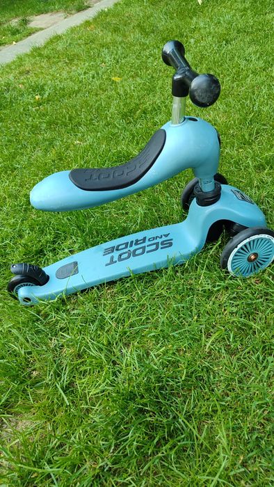 Rowerek biegowy hulajnoga Scoot and Ride chłopiec