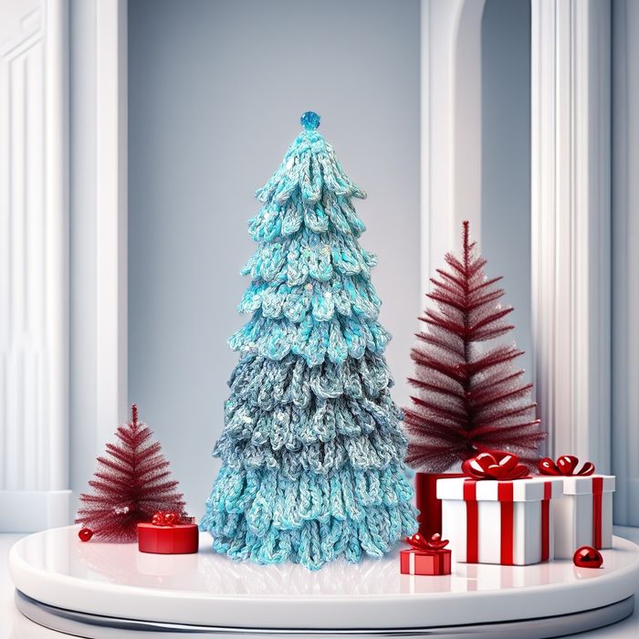 Шикарные новогодние ёлочки ручной работы