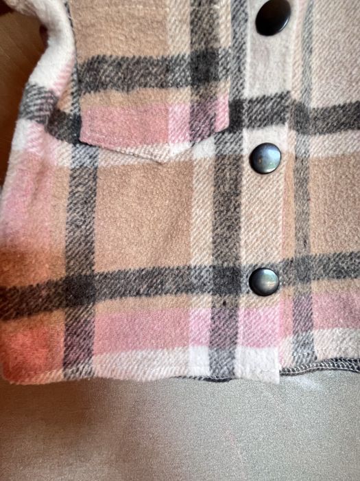 Утеплена рубашка на дівчинку розмір 74 см.