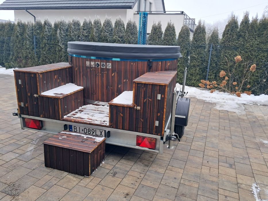 Mobilna bania, balia, jacuzzi, na wynajem z dowozem!