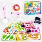 3D ручка с LCD дисплеем Smart 3D pen 3 +пласиик +трафареты