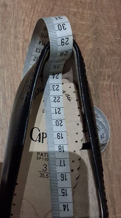 Czarne czółenka Caprice rozm.35.5/36