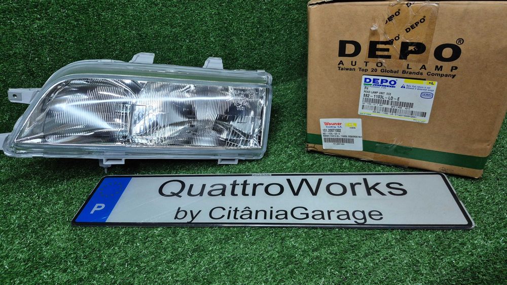 Otica Farol Esquerdo Rover 214 414 de 1993 a 1995 ref. 882-1103L-LD-E NOVO