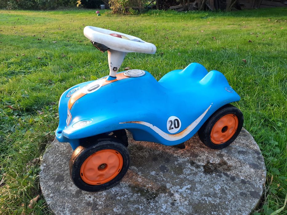 Jeździk samochodzik autko BIG Bobby Car niebieski