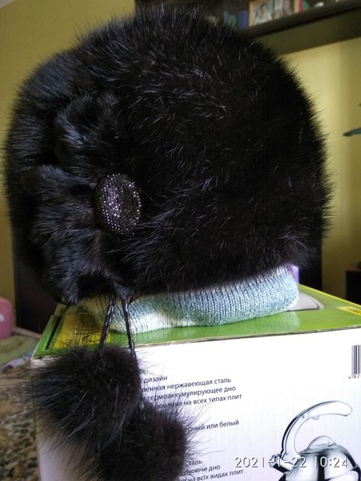 Жіноча шапка. Норка.