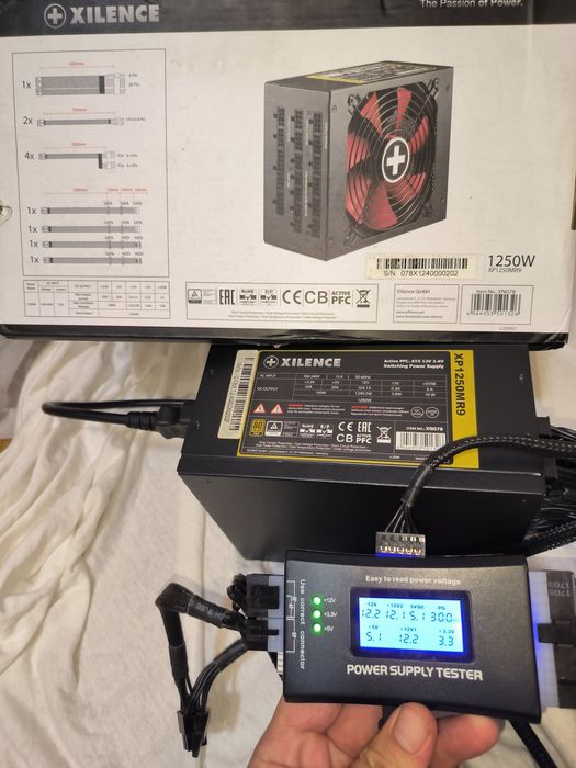 Xilence Performance X 1250W (XP1250MR9) 80 PLUS Gold Full Modular  Блок живлення бж бп блок питания rtx rx gtx gt mx rtx gaming OC