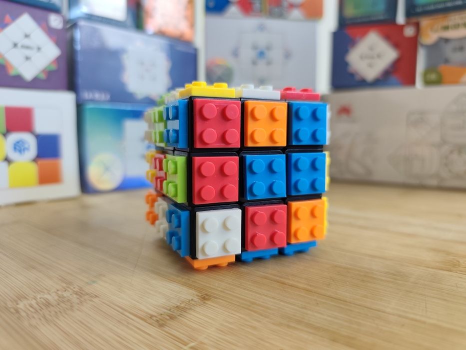 Cubo Mágico 3x3 Estilo Lego (Novo)