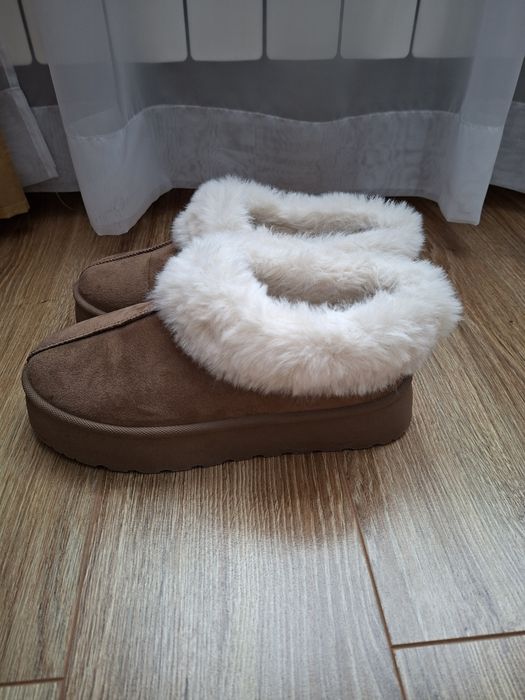 Zimowe botki buty z puszkiem 39