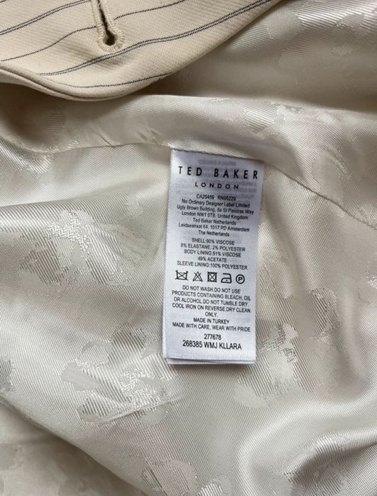 Marynarka w paski, brand Ted Baker, rozmiar S, skład super