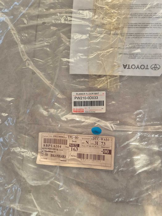 Dywaniki Toyota Yaris gener 4 2020-