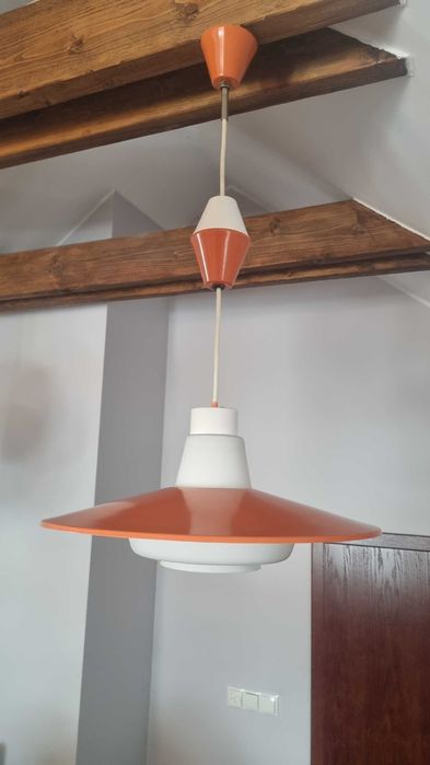 Lampa kuchenna Mid Century Design Czechosłowacja lata 60 PRL