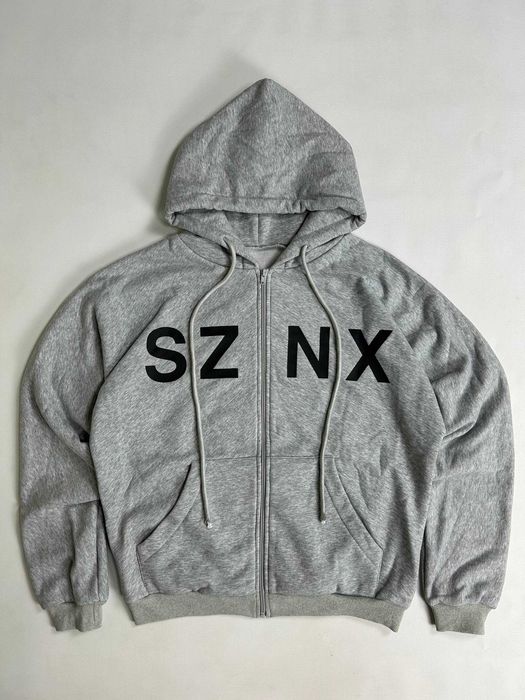 Yeezy YSY SZN X Худі hoodie зипка кофта сіра худи серая зіп M L CHINA