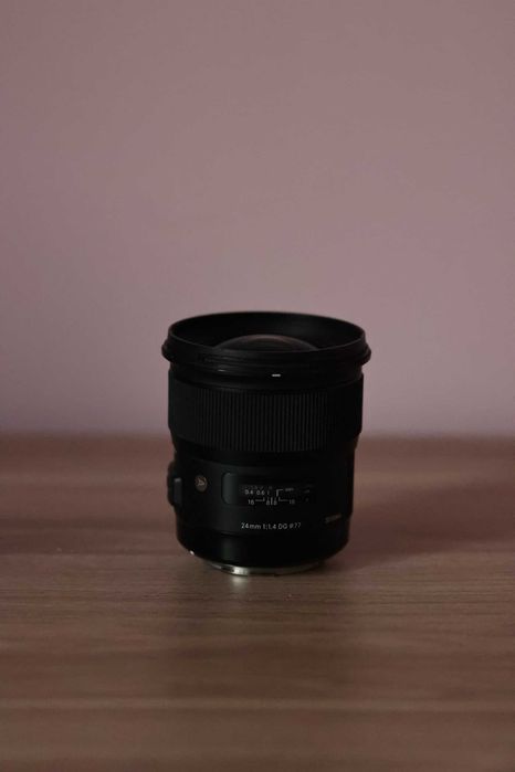 Obiektyw Sigma DG Art 24 mm f. 1,4  EF Canon *jak nowy
