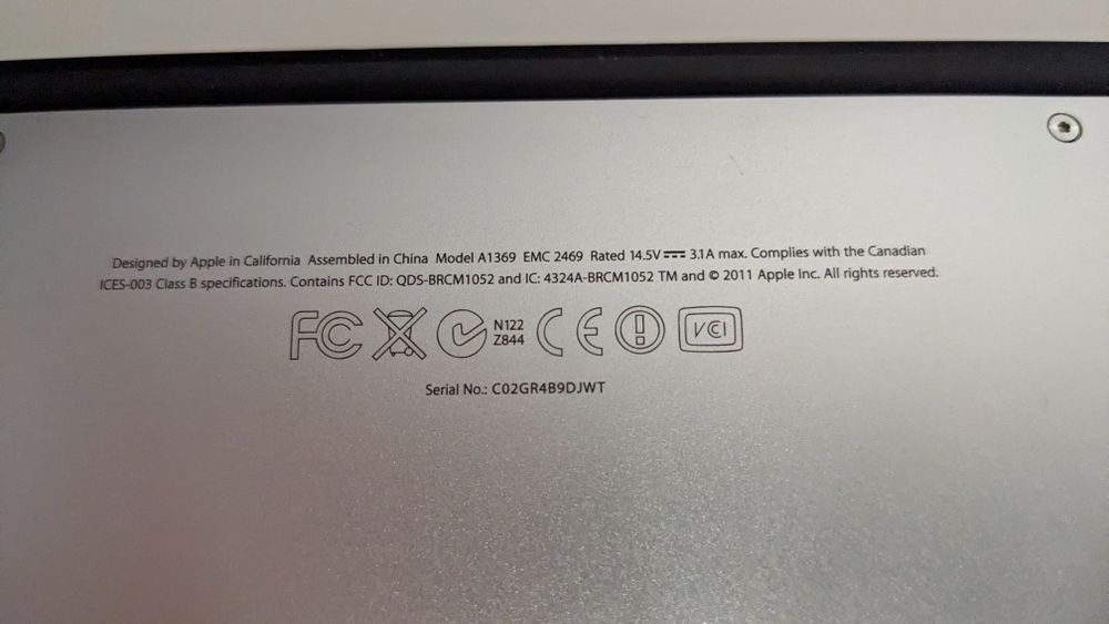 MacBook Air A1369