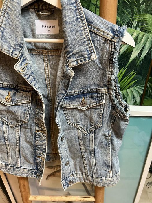 Kamizelka dżinsowa damska