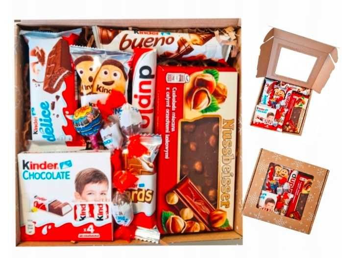 Zestaw słodyczy Kinder Duplo Chupa chups Nussbeisser box prezent