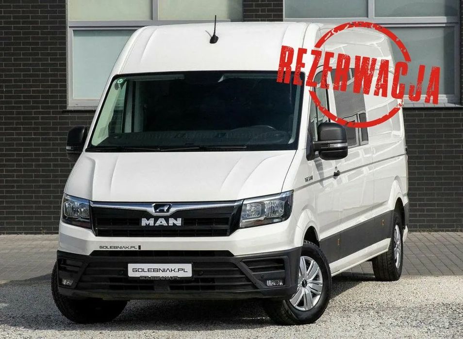 MAN TGE 7-OSÓB brygadówka *AUTOMAT*  tempomat czujniki parkowania ekran bluetooth | LEASING od 0% wpłaty!