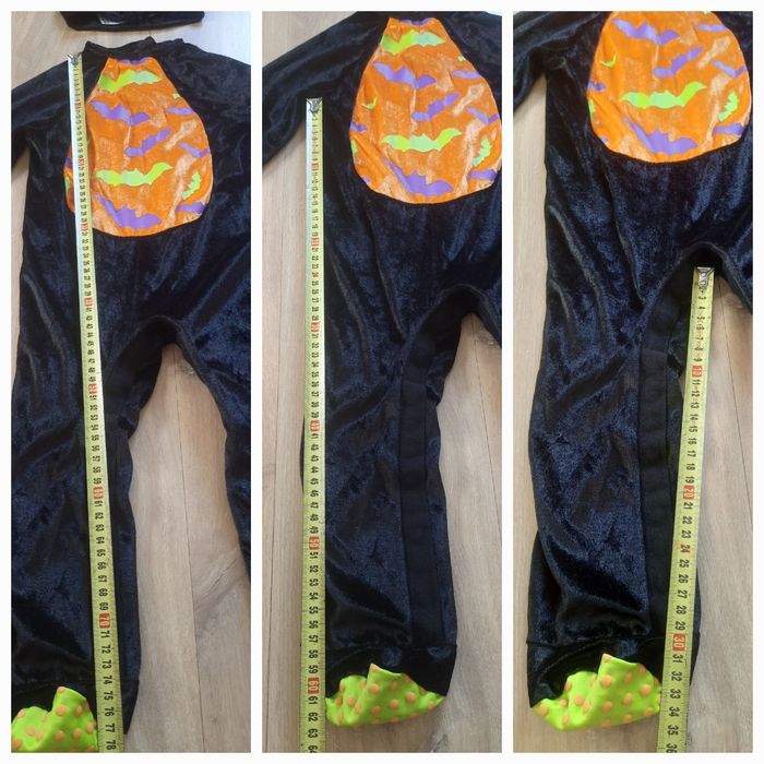 Nietoperz strój przebranie kostium + czapka 92, 18-24 miesiące