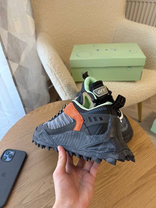 Кроси OFF White 1000 odsy Green чорні з зеленим кросівки офвайт свага