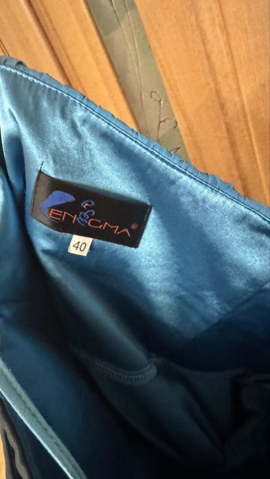 Випускна сукня омбре enigma синьо-чорна (40)