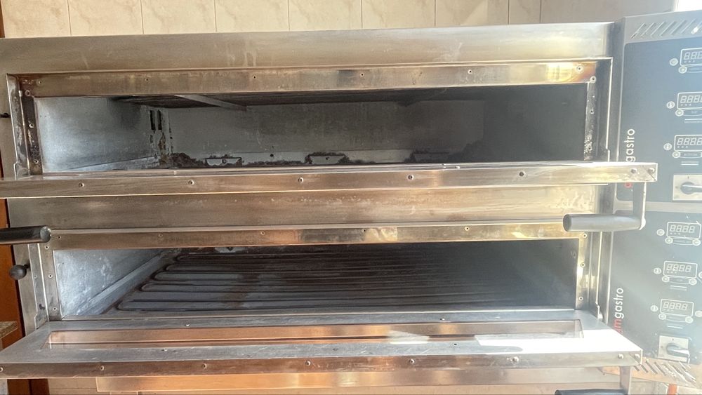 FORNO DE PIZZA profissional de dois níveis