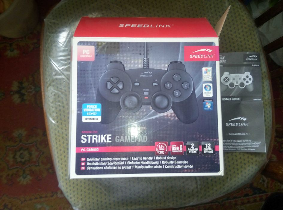Джойстик Геймпад SpeedLink Strike Gamepad (SL-6535-SBK-01)
