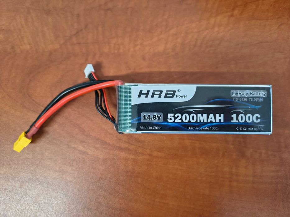 Akumulator Li-pol 4s 5200 mAh 100c XT60