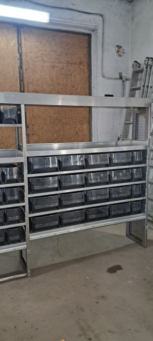 Полочки стелажі ящики автомобільні гаражні