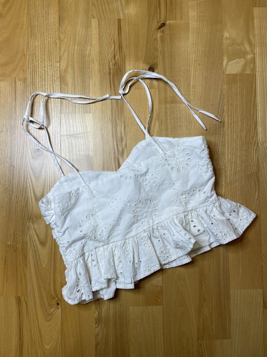 Biały top / bluzka ZARA