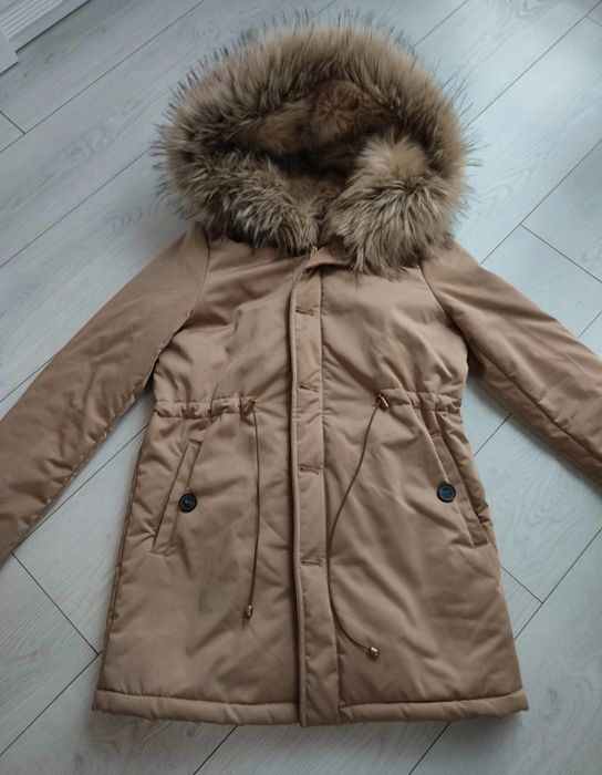 Kurtka k.zell M z futerkiem zimowa parka