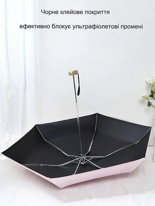 Xiaomi Кишенькова механічна мініпарасолька із захистом від дощу чохол