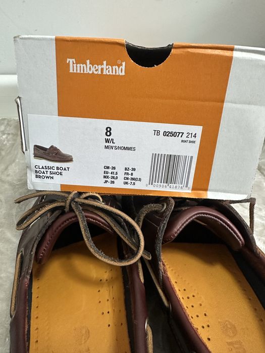 Buty meskie TIMBERLAND, classic boat- buty zeglarskie