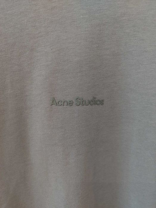 Лонгслів Acne Studios Simple Logo Long Sleeve Dark Grey