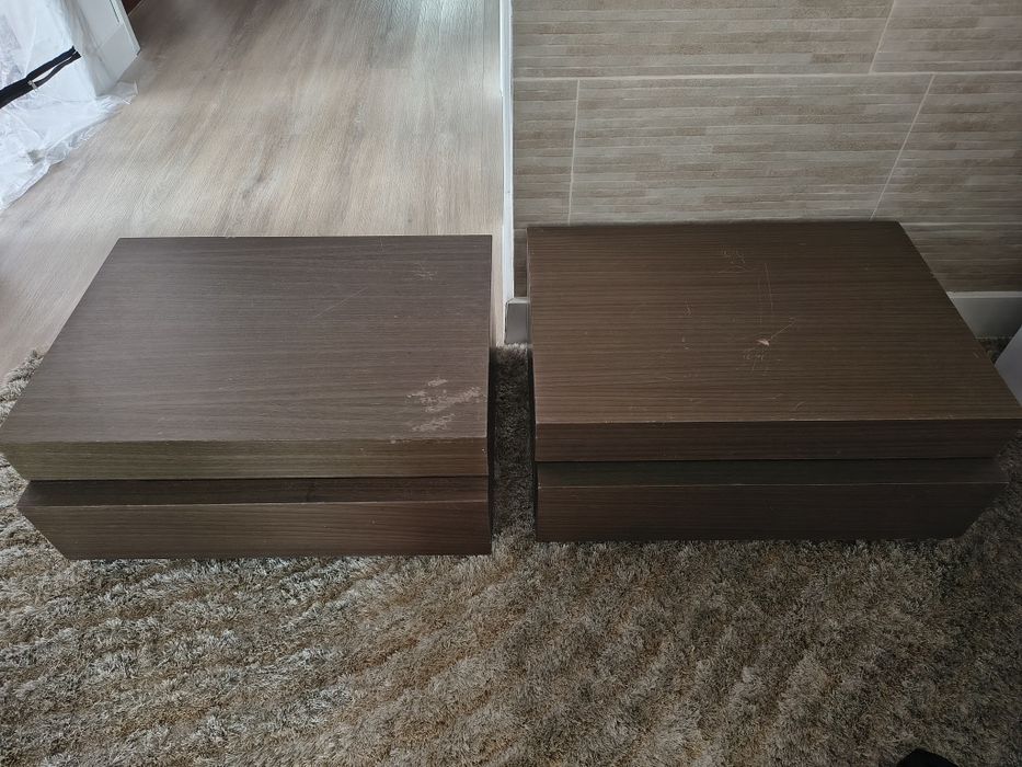 Conjunto 2 mesas de cabeceira
